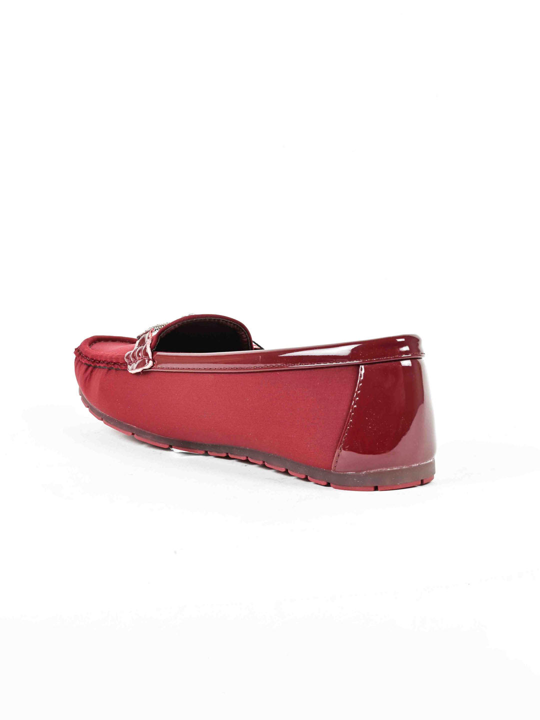 Women, Women Footwear, Maroon Loafers