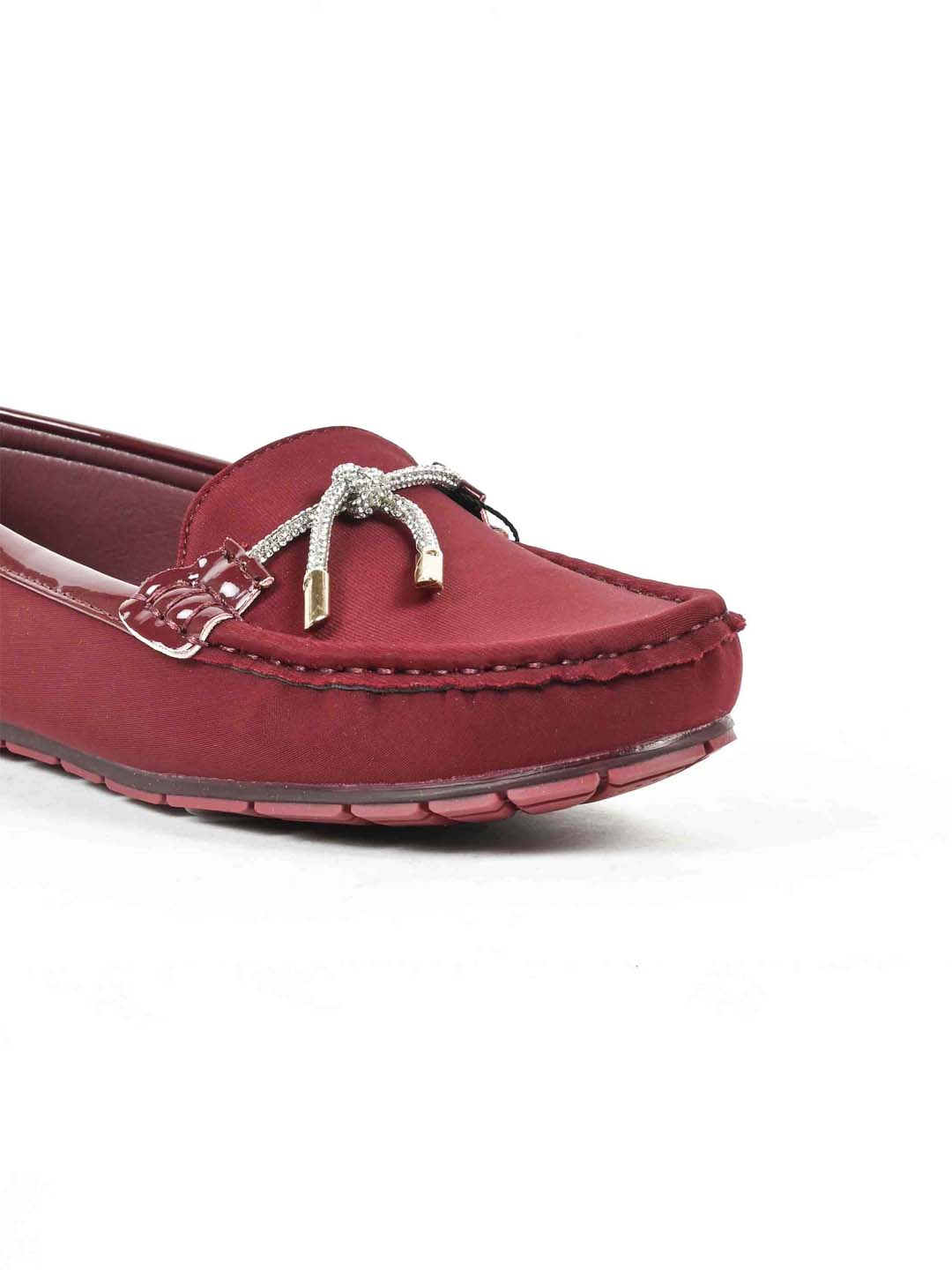 Women, Women Footwear, Maroon Loafers