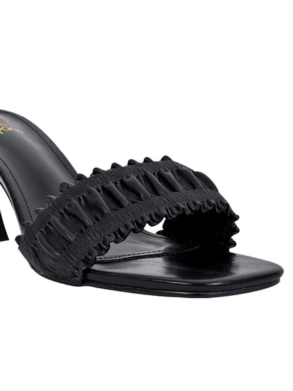 Footwear, Women Footwear, Black Sandals