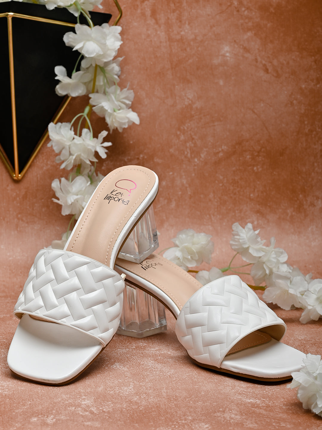 Footwear, Women Footwear, White Sandals