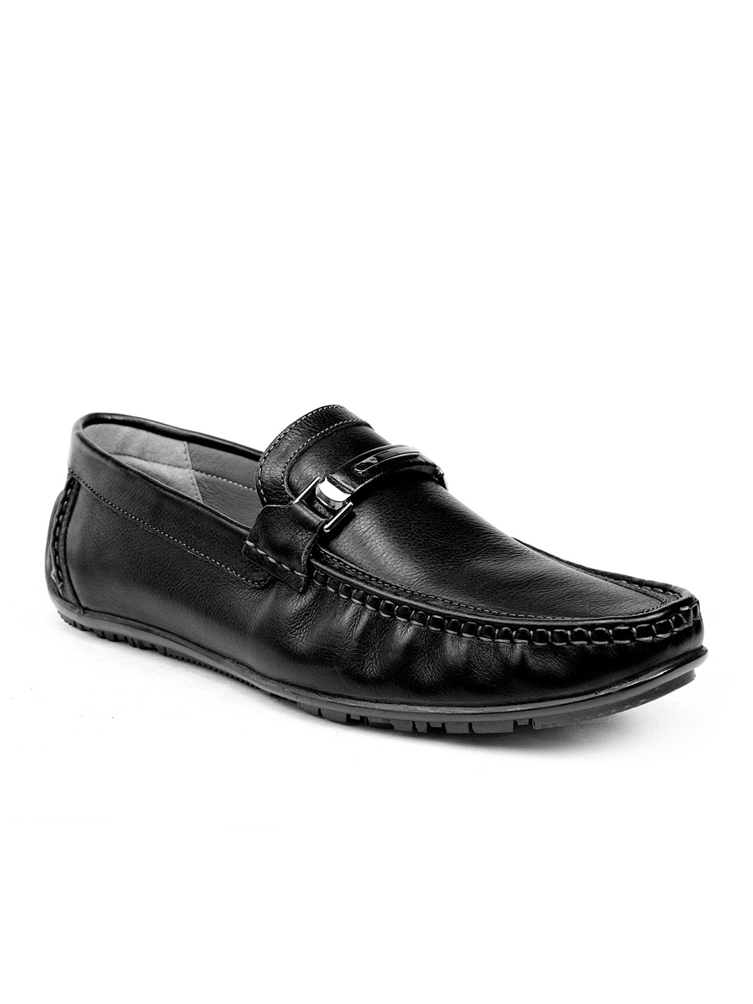 Footwear, Men Footwear, Black Driving Shoes