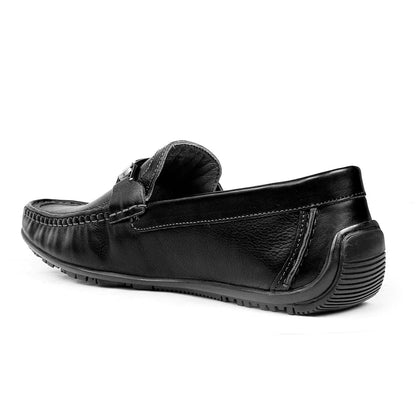 Footwear, Men Footwear, Black Driving Shoes