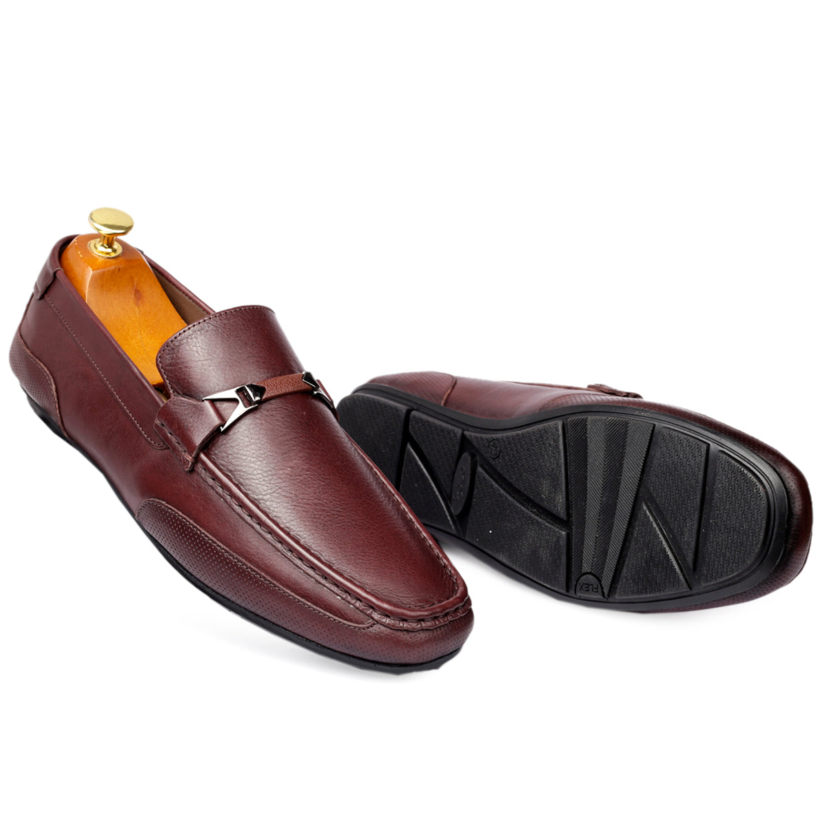 Footwear, Men Footwear, Burgundy Loafers