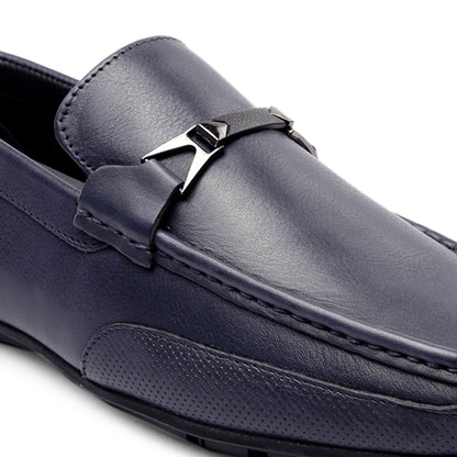 Footwear, Men Footwear, Navy Blue Loafers