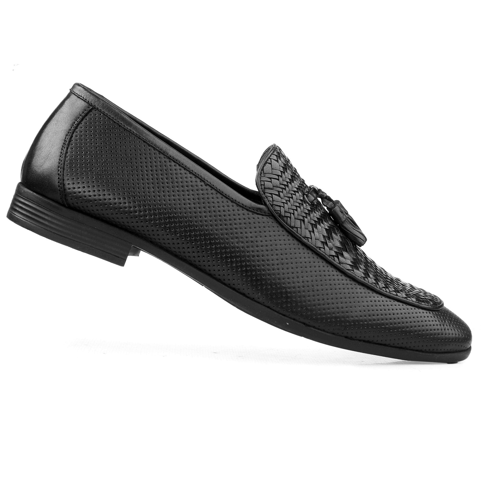 Footwear, Men Footwear, Black Loafers