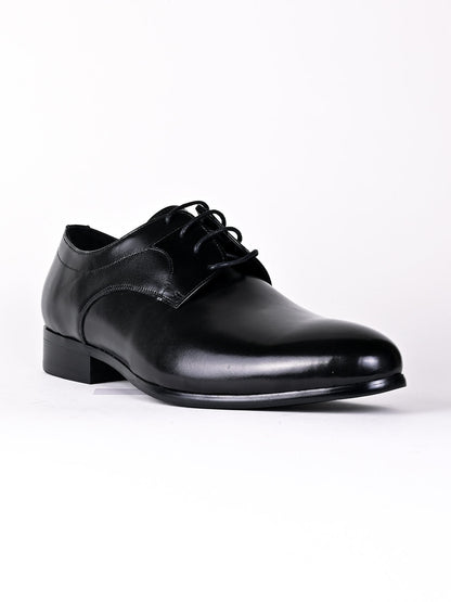 Men, Men Footwear, Black Derby Formal Shoes