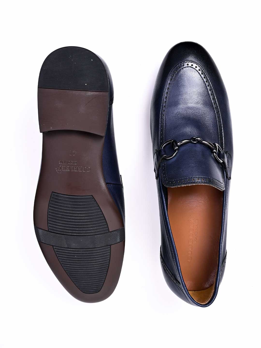 Men, Men Footwear, Navy Blue Loafers