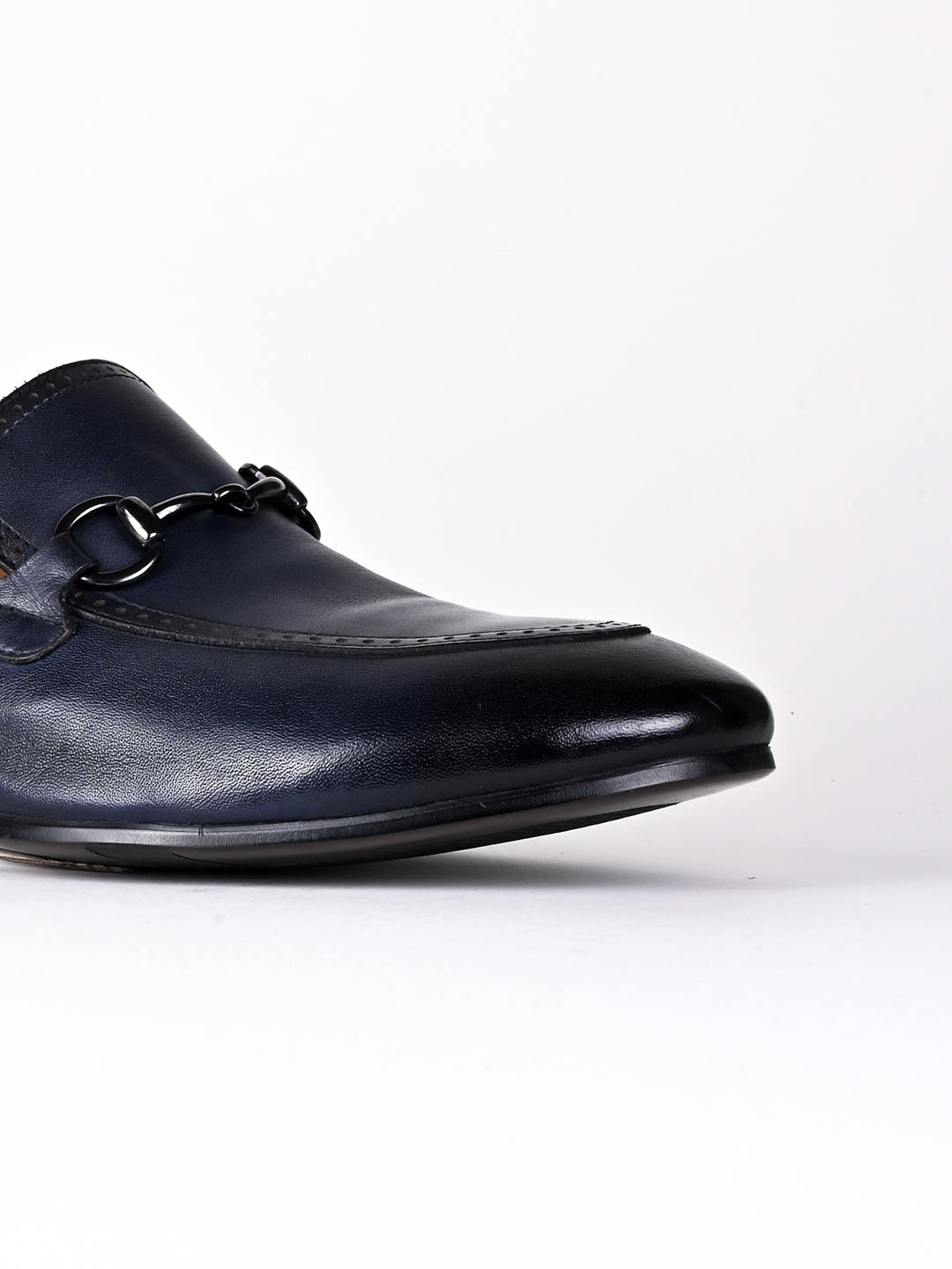 Men, Men Footwear, Navy Blue Loafers