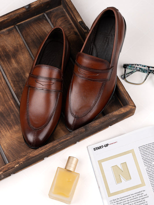 Footwear, Men Footwear, COFFEE, Loafers