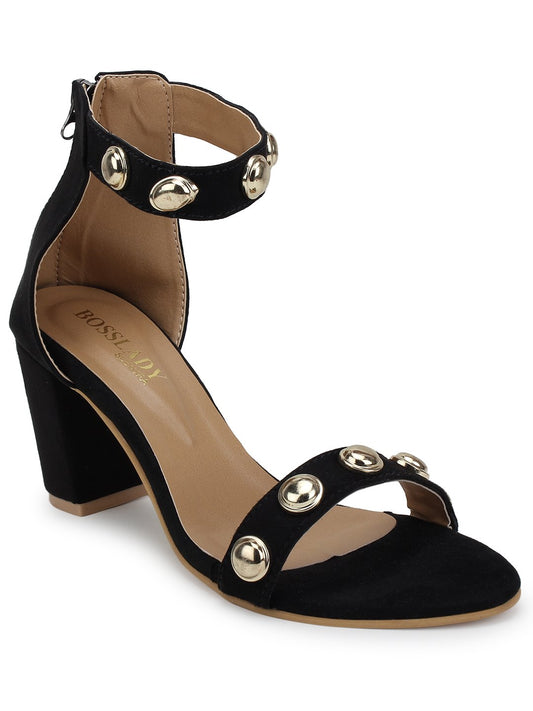 Footwear, Women Footwear, Black Sandals