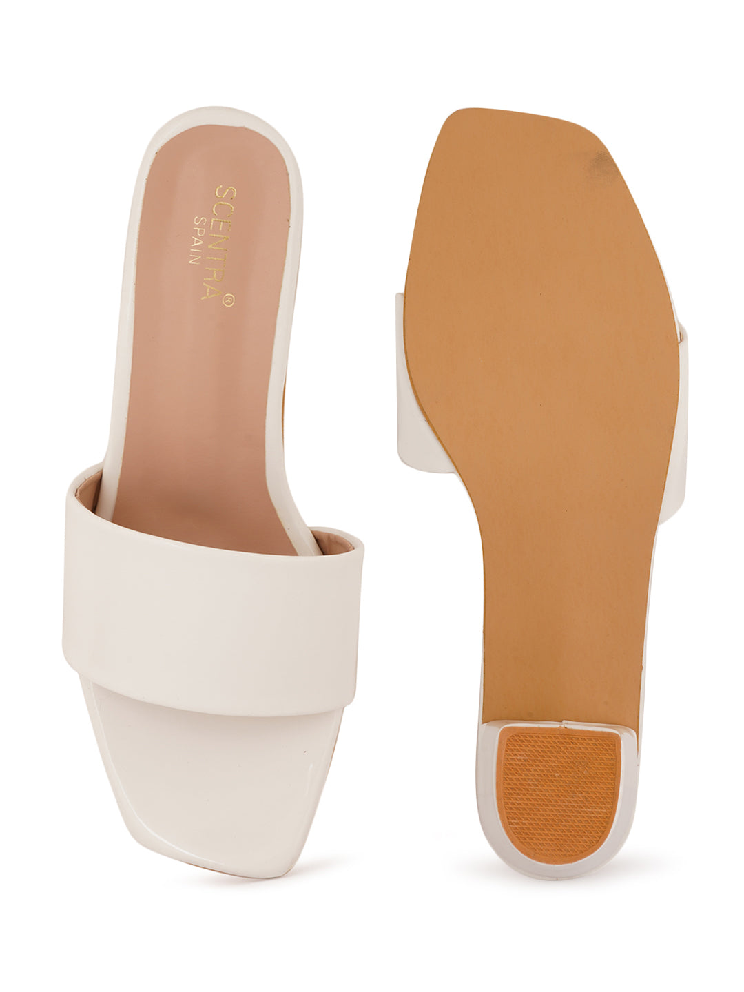 Footwear, Women Footwear, White Sandals