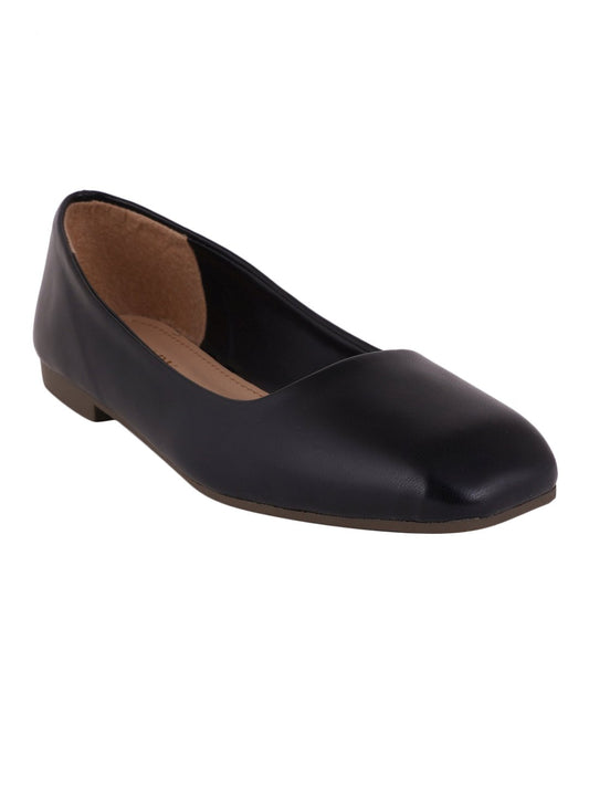 Footwear, Women Footwear, Black Ballerinas