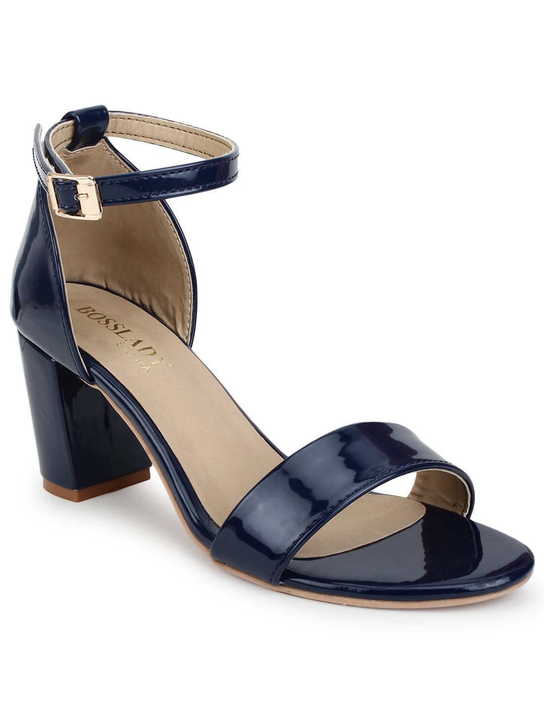 Footwear, Women Footwear, Navy Blue Sandals