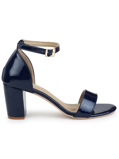 Footwear, Women Footwear, Navy Blue Sandals