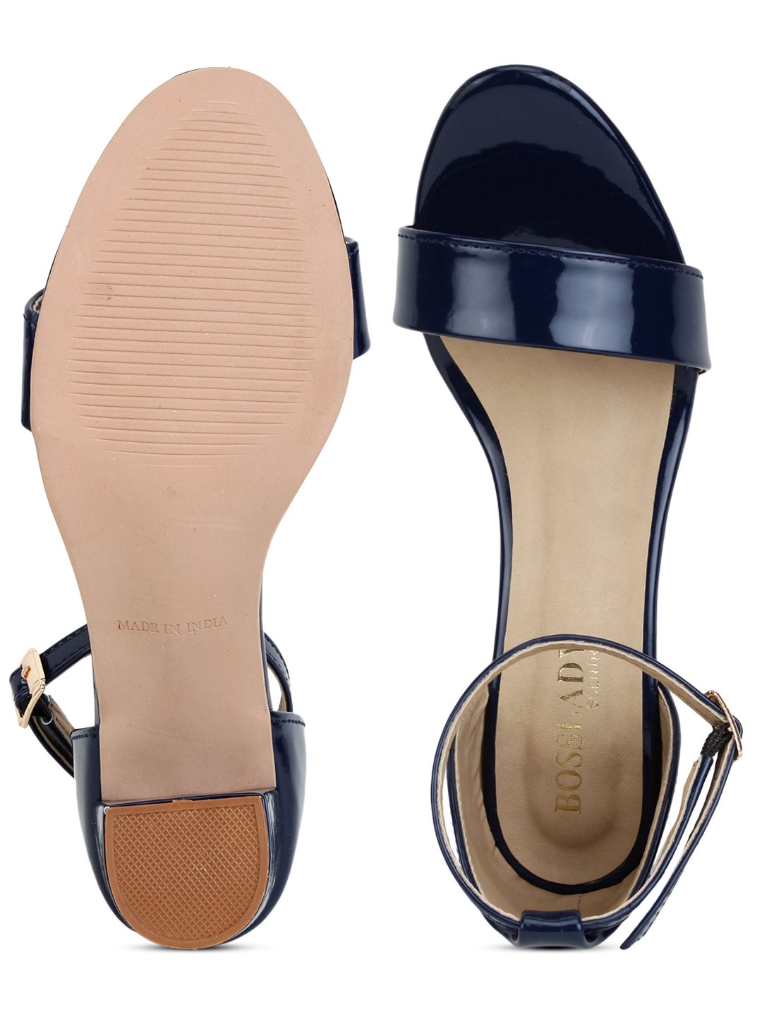 Footwear, Women Footwear, Navy Blue Sandals