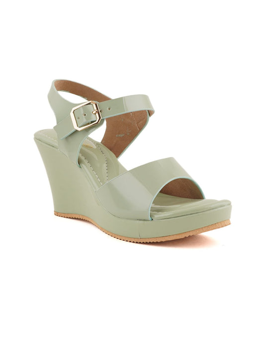 Footwear, Women Footwear, Sea Green Wedges