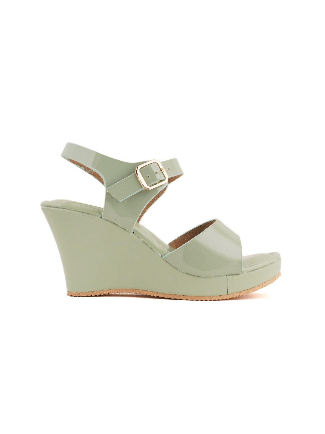 Footwear, Women Footwear, Sea Green Wedges