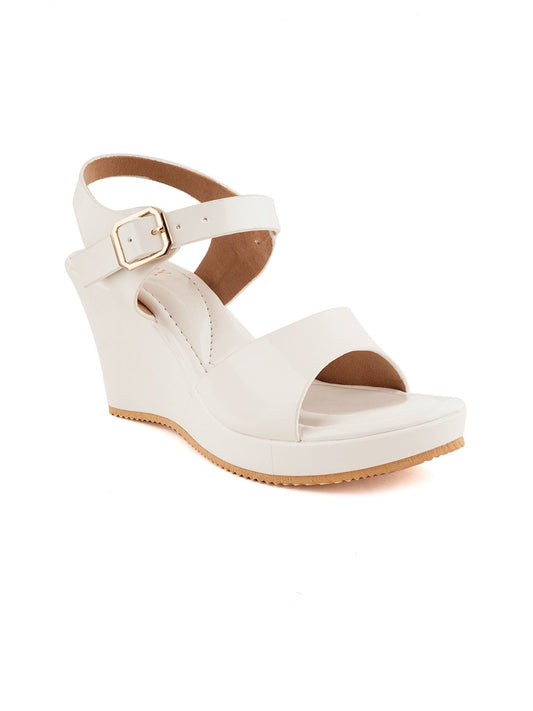 Footwear, Women Footwear, White Wedges