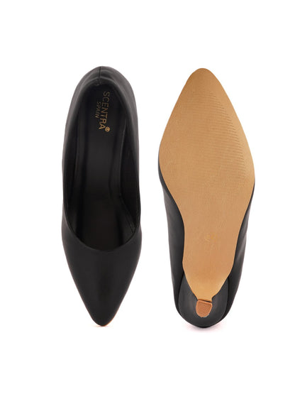 Footwear, Women Footwear, Black Pumps