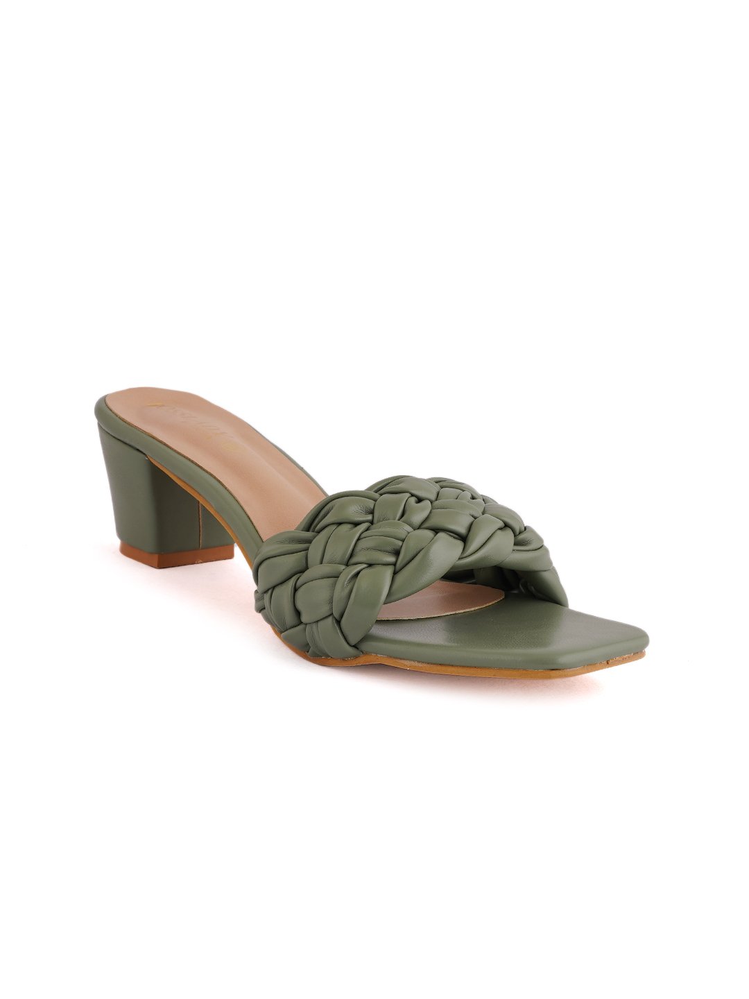 Footwear, Women Footwear, Green Sandals