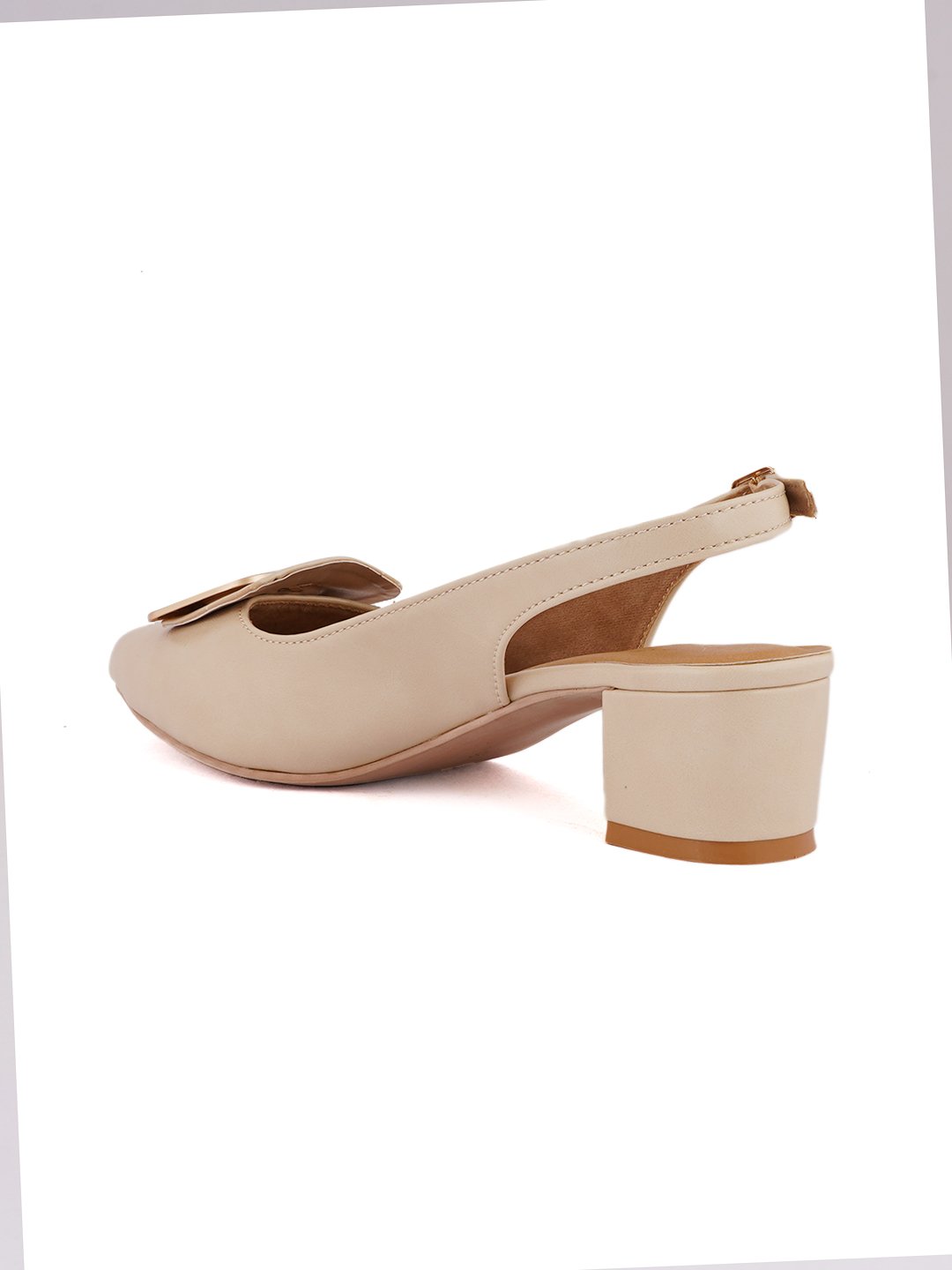 Footwear, Women Footwear, Beige Pumps