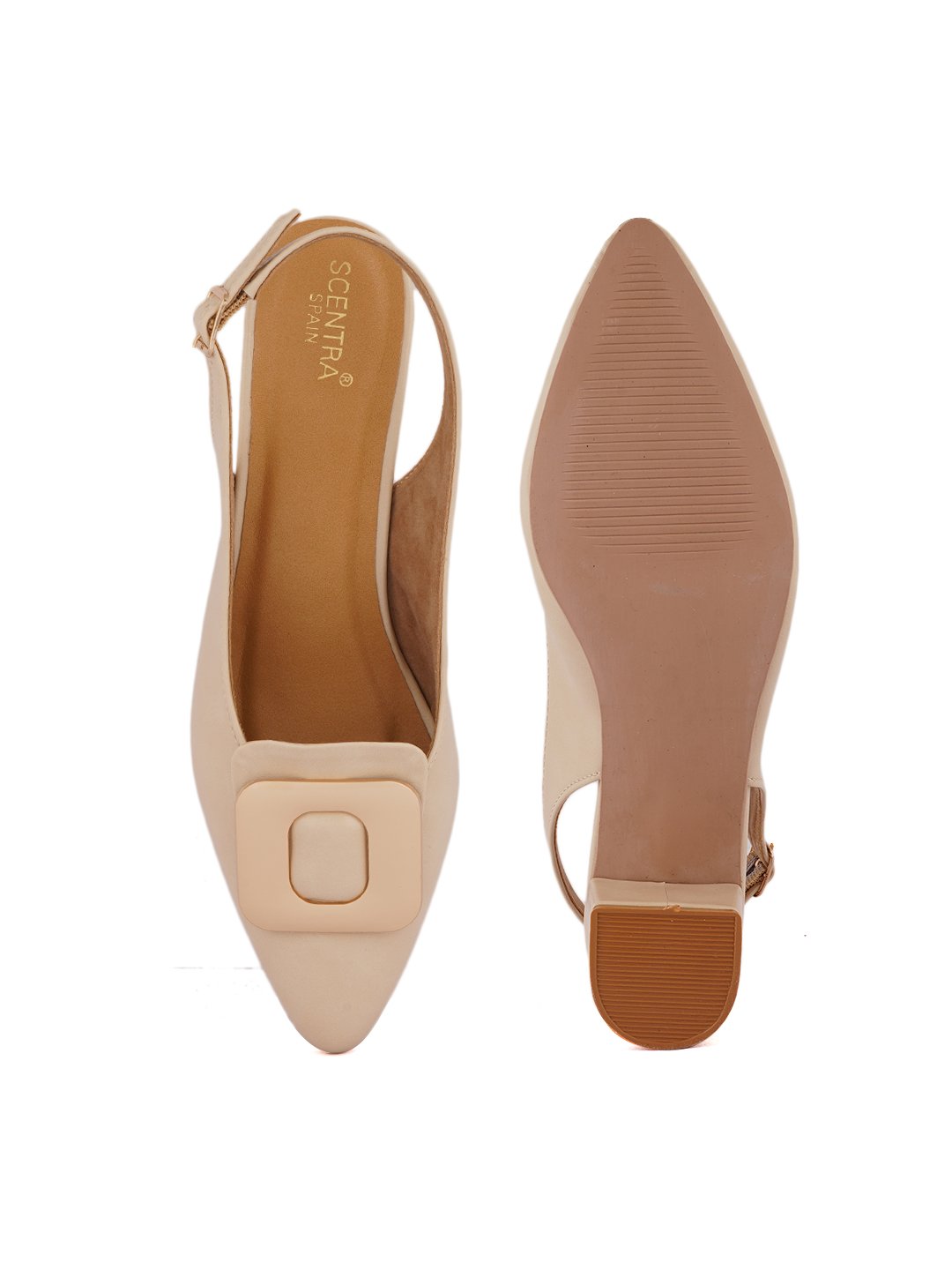 Footwear, Women Footwear, Beige Pumps