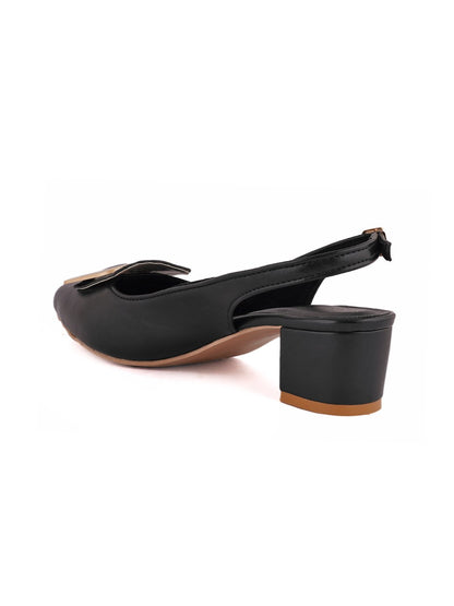 Footwear, Women Footwear, Black Pumps