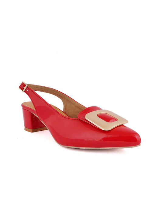 Footwear, Women Footwear, Red Pumps