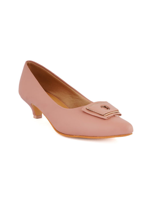 Footwear, Women Footwear, Peach Pumps