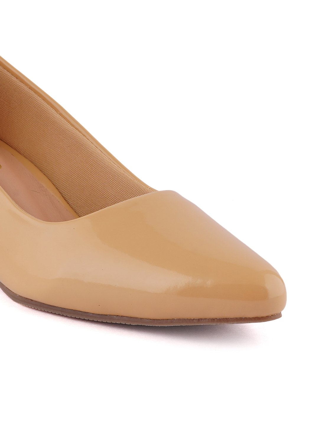 Footwear, Women Footwear, Beige Pumps