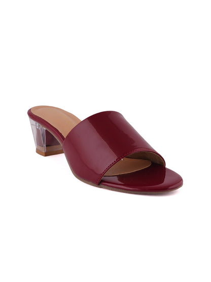 Footwear, Women Footwear, Maroon Sandals