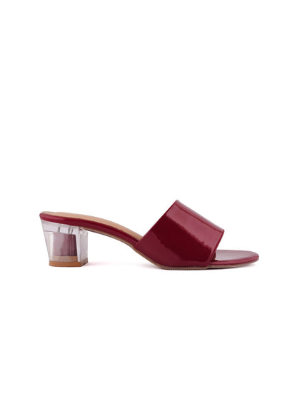 Footwear, Women Footwear, Maroon Sandals