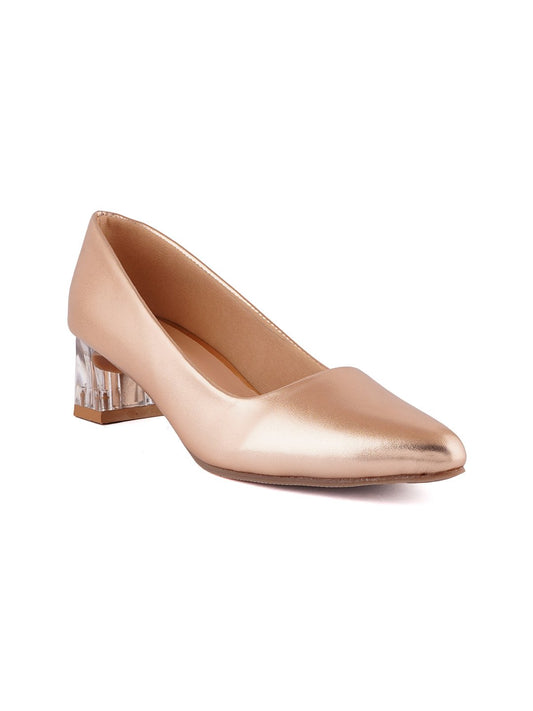 Footwear, Women Footwear, Rose Gold Pumps