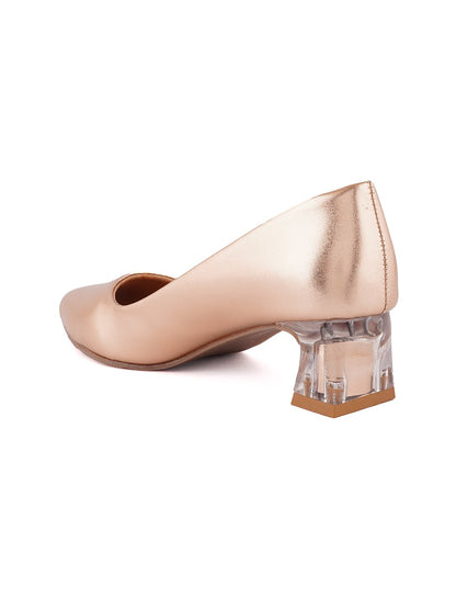 Footwear, Women Footwear, Rose Gold Pumps