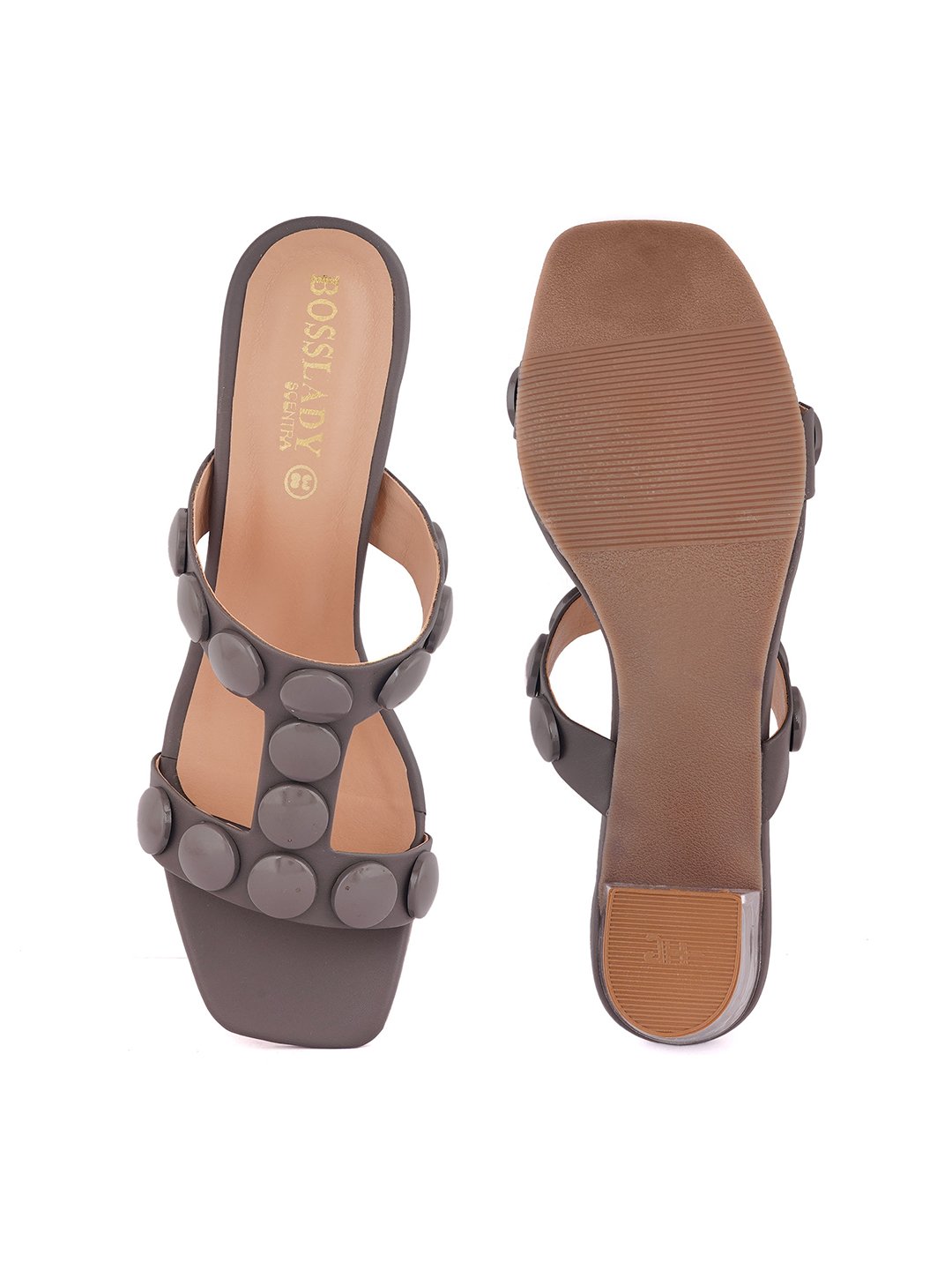 Footwear, Women Footwear, Grey Sandals