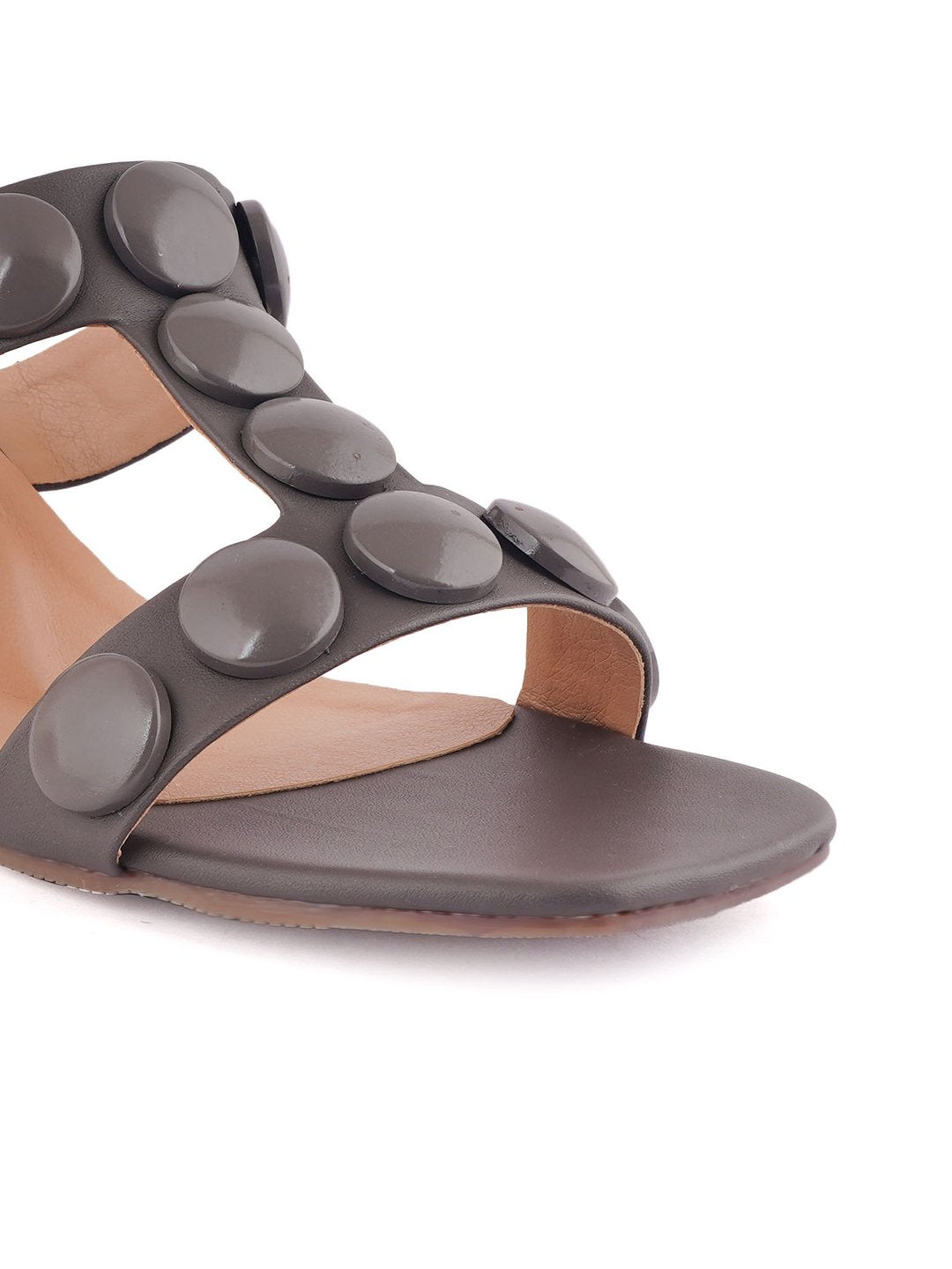 Footwear, Women Footwear, Grey Sandals