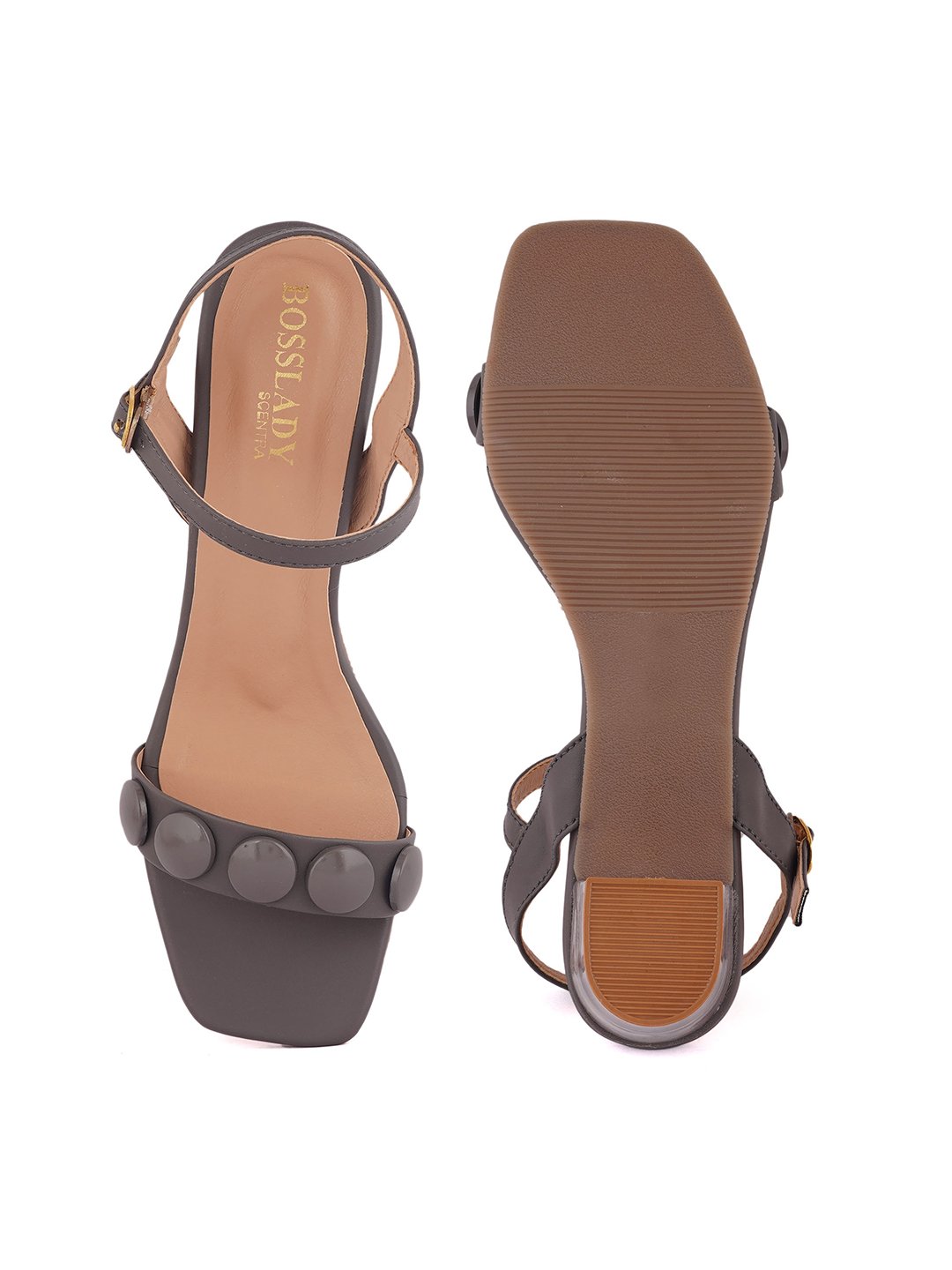 Footwear, Women Footwear, Grey Sandals