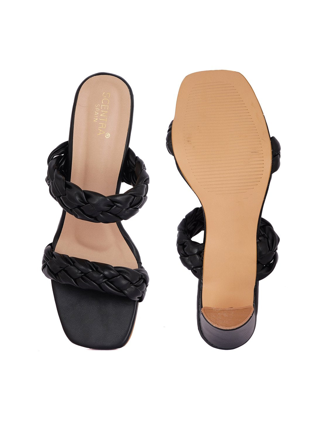 Footwear, Women Footwear, Black Sandals