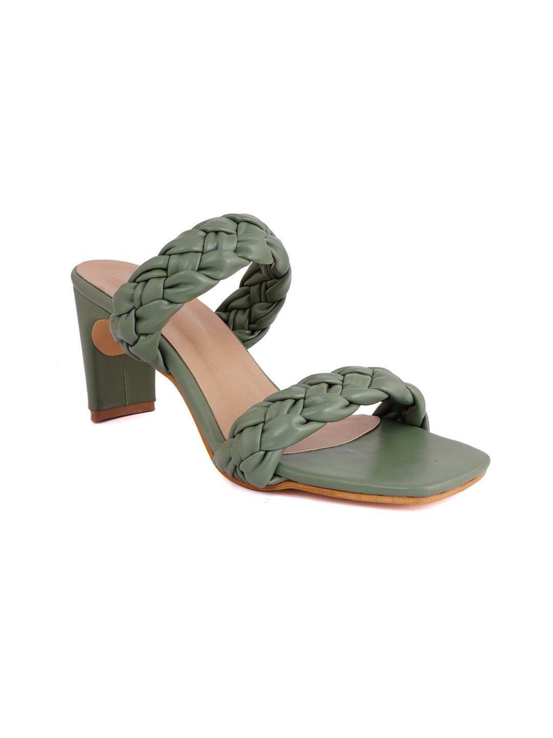 Footwear, Women Footwear, Green Sandals