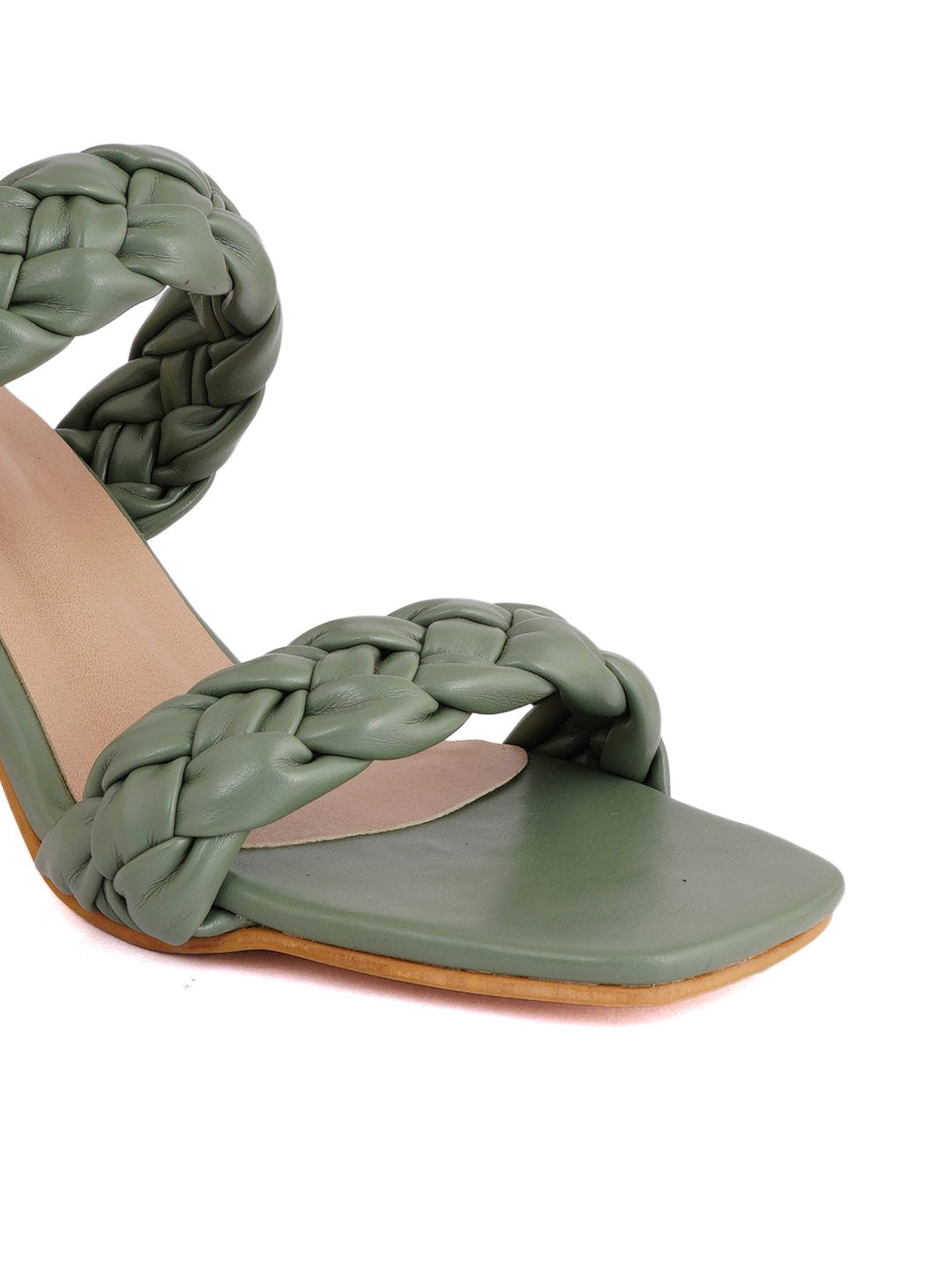 Footwear, Women Footwear, Green Sandals