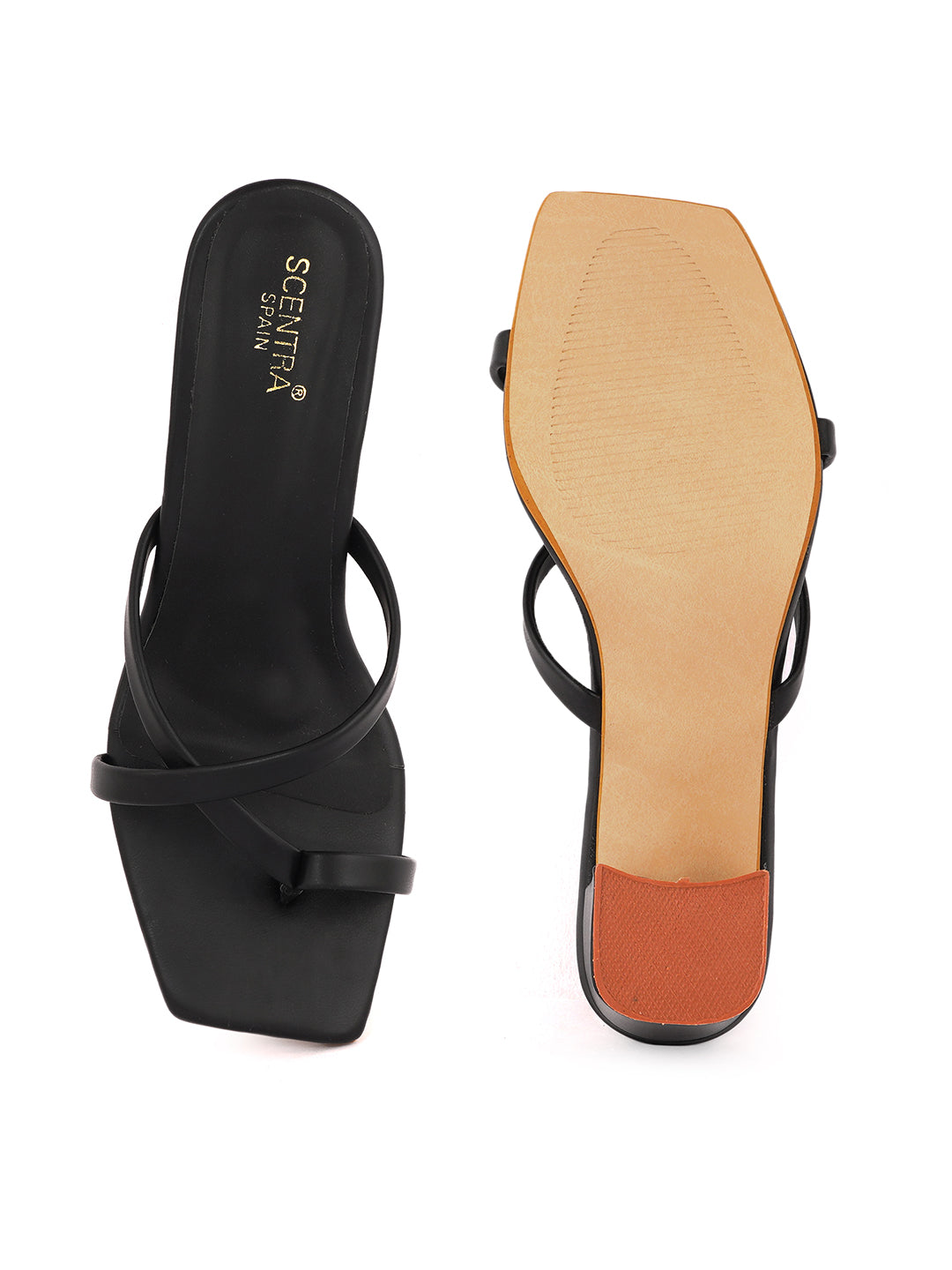 Footwear, Women Footwear, Black Sandals