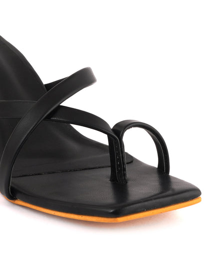 Footwear, Women Footwear, Black Sandals