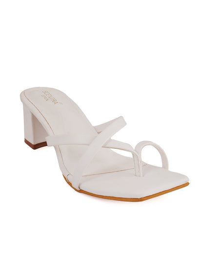 Footwear, Women Footwear, White Sandals