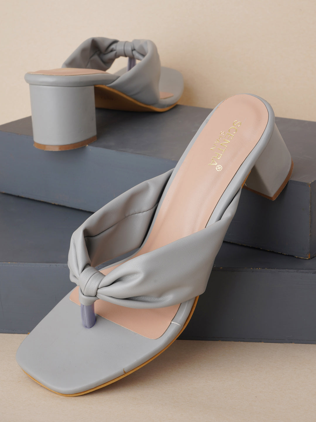 Footwear, Women Footwear, Grey Sandals