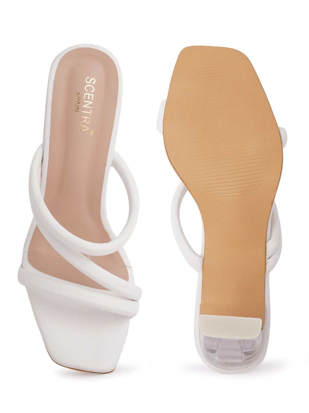 Footwear, Women Footwear, White Sandals