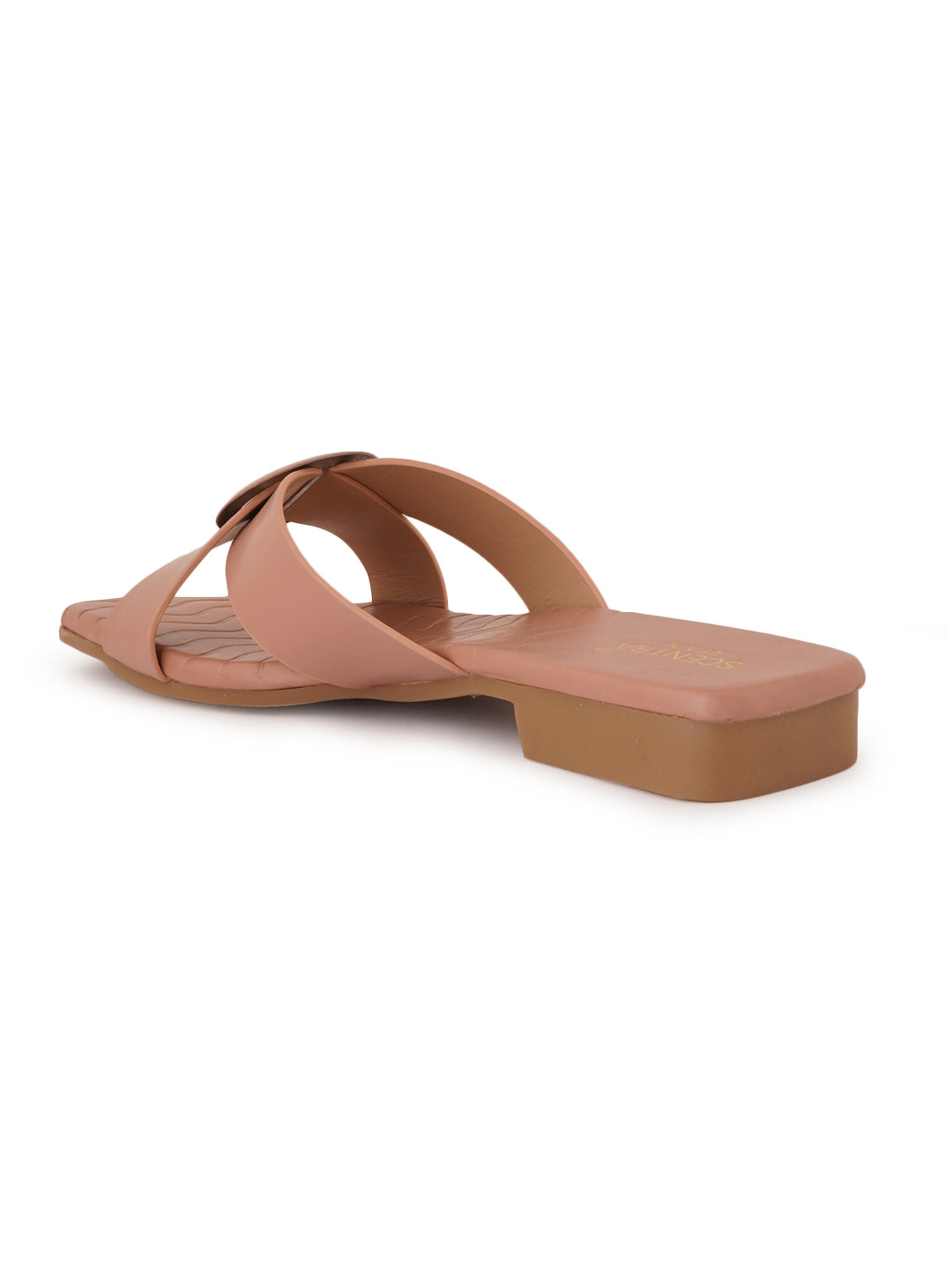 Footwear, Women Footwear, Nude Open Toe Flats