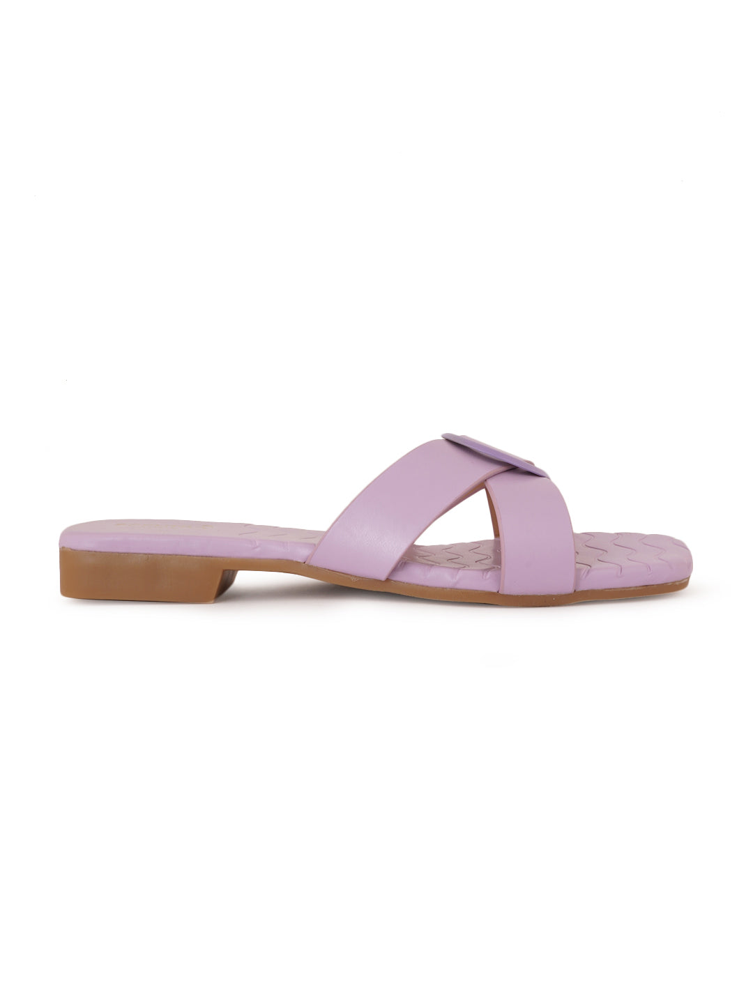 Footwear, Women Footwear, Purple Open Toe Flats