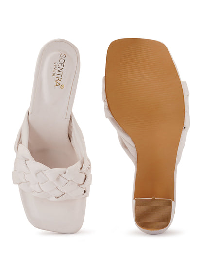 Footwear, Women Footwear, White Sandals