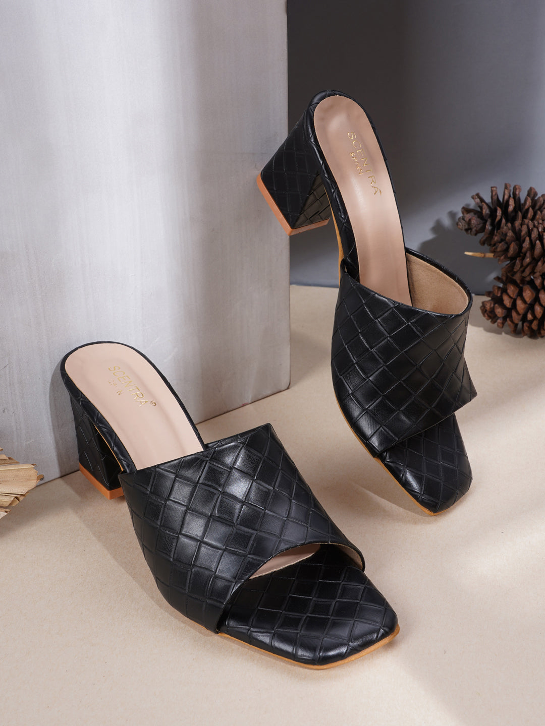 Footwear, Women Footwear, Black Sandals