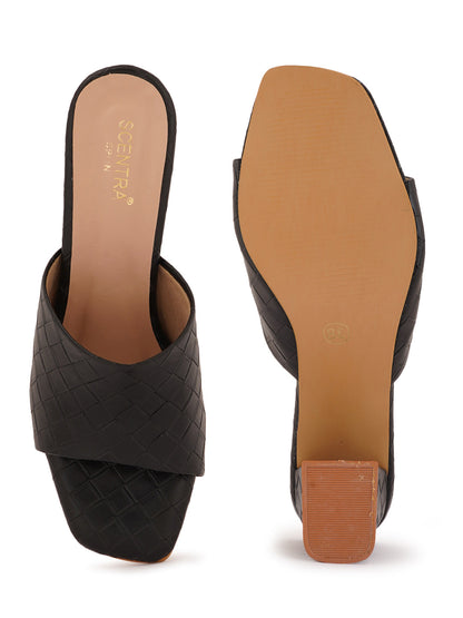 Footwear, Women Footwear, Black Sandals